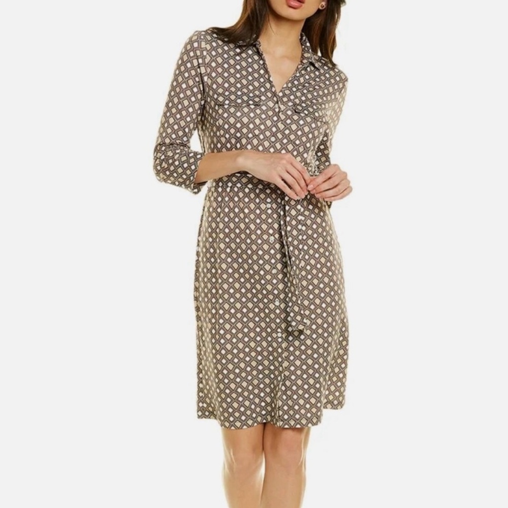 J.‎ McLaughlin Brynn Catalina Cloth  Button down dress size Medium